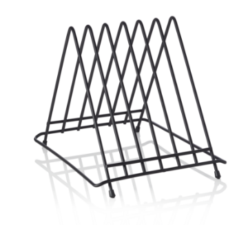 Picture of Cucina Cutting Board Holder Chrome Nickel Steel Black