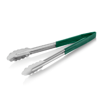 Picture of Cucina HACCP Tongs 30 cm Green Chrome Steel