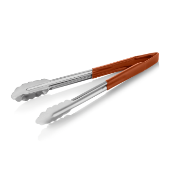 Picture of Cucina HACCP Tongs 30 cm Orange Chrome Steel