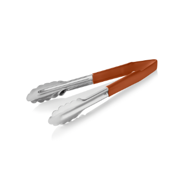 Picture of Cucina HACCP Universal Tongs 23 cm Orange Chrome Steel