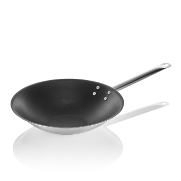 Picture of Cucina Wok Chrome Nickel Steel 18/10 Non-Stick Dia 38 cm