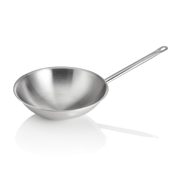 Picture of Cucina Wok Chrome Nickel Steel 18/10 Dia 38 cm