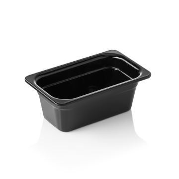 Picture of Was Germany GN Container Black Melamine 1/4-100 mm