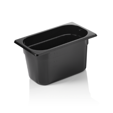 Picture of Was Germany GN Container Black Polycarbonate 1/4-150 mm