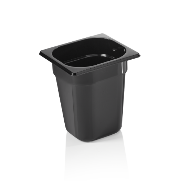 Picture of Was Germany GN Container Black Polycarbonate 1/6-200 mm