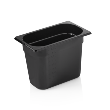 Picture of Was Germany GN Container Black Polycarbonate 1/4-200 mm
