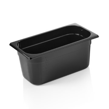 Picture of Was Germany GN Container Black Polycarbonate 1/3-150 mm