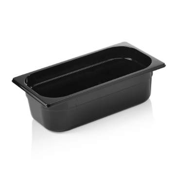 Picture of Was Germany GN Container Black Polycarbonate 1/3-100 mm