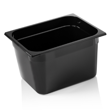 Picture of Was Germany GN Container Black Polycarbonate 1/2-200 mm
