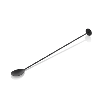 Picture of Nocturn Bar Spoon Twisted 33.5 cm Black Matt Chrome Nickel Steel