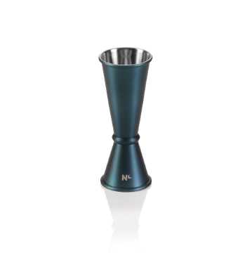 Picture of Nocturn Jigger Japanese Style Blue Matt Chrome Nickel Steel