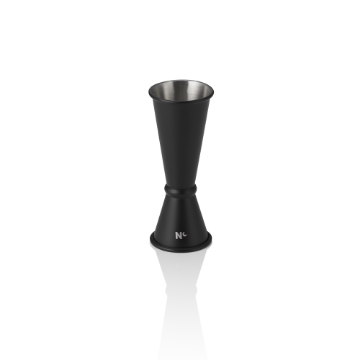 Picture of Nocturn Jigger Japanese Style Black Matt Chrome Nickel Steel