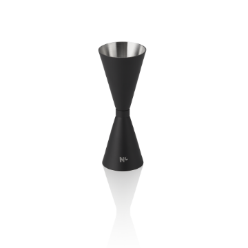 Picture of Nocturn Slim Jigger Black Matt Chrome Nickel Steel 18/8