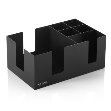 Picture of Nocturn Bar Caddy Black Matt Chrome Nickel Steel