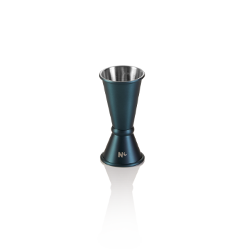 Picture of Nocturn Jigger Japanese Style Chrome Nickel Steel 2/4 cl Blue Matt
