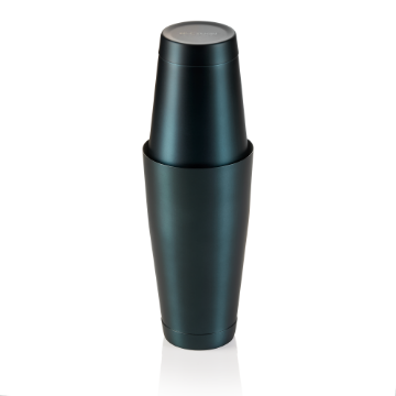 Picture of Nocturn Shaker Tin 0.8 L Blue Matt Chrome Nickel Steel
