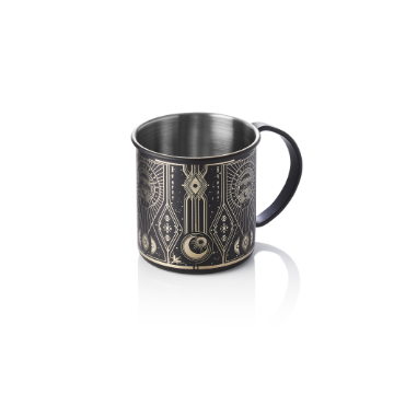 Picture of Nocturn Moscow Mule Mug 450ml Chrome Nickel Steel Black