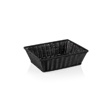 Picture of Weaver Pro GN Basket 1/2 Black Polypropylene Chrome Nickel Steel