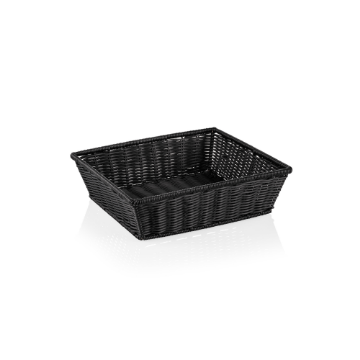 Picture of Weaver Pro GN Basket 2/3 Black Polypropylene Chrome Nickel Steel