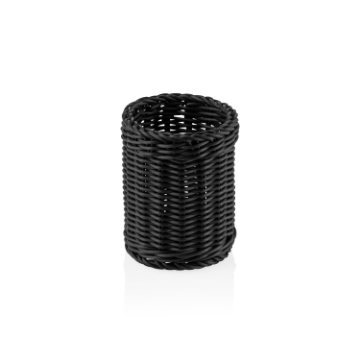 Picture of Weaver Pro Cutlery Basket Black Polypropylene Dia 12 cm