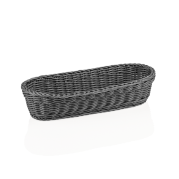 Picture of Weaver Pro Baguette Basket 40x16x8 cm Grey Polypropylene