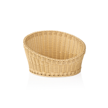 Picture of Weaver Pro Buffet Basket Light Beige Polypropylene Dia 34.5 cm