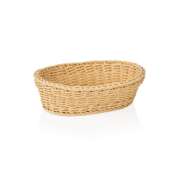 Picture of Weaver Pro Buffet Basket Oval 25 x 19 cm Polypropylene Beige