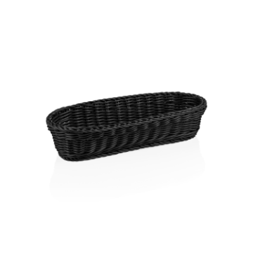 Picture of Weaver Pro Baguette Basket Black Polypropylene 40x16x8 cm
