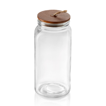Picture of Was Germany Storage Jar Glass 2 Ltr Acacia Lid