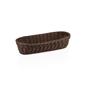 Picture of Weaver Pro Baguette Basket 40x16x8 cm Oval Brown Polypropylene