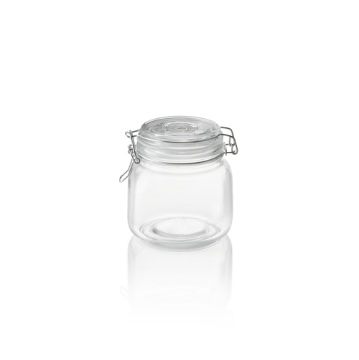 Picture of Was Germany Storage Jar 0.65 Ltr Glass Stainless Steel