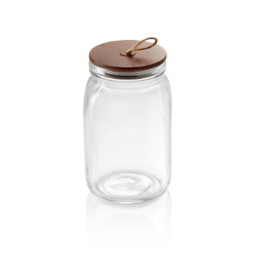Picture of Was Germany Storage Jar Glass Acacia Lid 1.5 Ltr