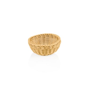 Picture of Weaver Pro Buffet Basket Light Beige Polypropylene Dia 20 cm