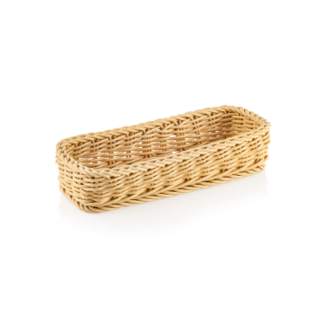 Picture of Weaver Pro Cutlery Basket 27x10x5 cm Light Beige Polypropylene