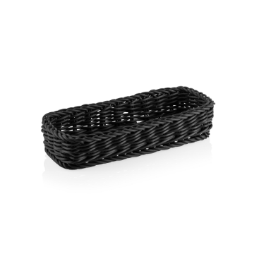 Picture of Weaver Pro Cutlery Basket Black Polypropylene 27x10x5 cm