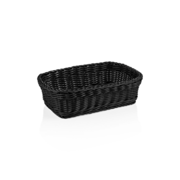 Picture of Weaver Pro Buffet Basket Black Polypropylene 31x21x9 cm