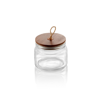 Picture of Was Germany Storage Jar Glass Acacia Lid 0.5 Ltr