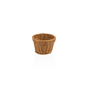 Picture of Weaver Pro Oval Polypropylene Basket Beige Dia 13 cm