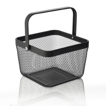 Picture of Was Germany Buffet Basket Black Metal 24.5 x 24.5 x 17.5 cm