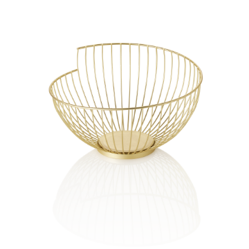 Picture of Was Germany Buffet Basket Gold Powder-Coated Metal Dia 28 cm