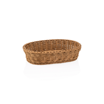 Picture of Weaver Pro Oval Basket 32x23x7 cm Beige Polypropylene