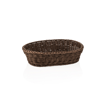 Picture of Weaver Pro Oval Basket 32 x 23 cm Brown Polypropylene