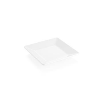 Picture of Day & Night Melamine Plate 18 x 18 cm White