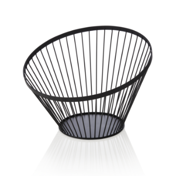 Picture of Was Germany Buffet Basket Black Metal Dia 30 cm Height 20.5 cm