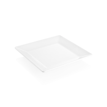 Picture of Day & Night Melamine Plate 26 x 26 cm White
