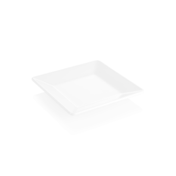 Picture of Day & Night Melamine Plate 21 x 21 cm White