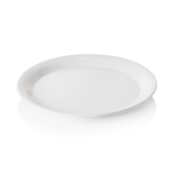 Picture of Day & Night Melamine Plate White Dia 26 cm
