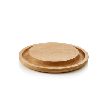 Picture of Pure Oak Buffet Board Dia 25.5 cm Wood