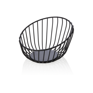 Picture of Was Germany Buffet Basket Black Powder-Coated Metal Dia 16 cm