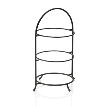 Picture of Was Germany Buffet Etagere 3-Stage 46.5 x 33 cm Black Steel